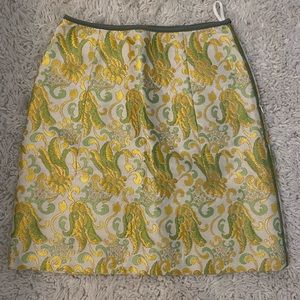 Vintage Prada Brocade Mini Skirt